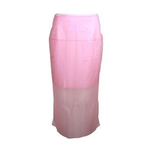 Rejina Pyo Midi Skirt in Pink Polyurethane
